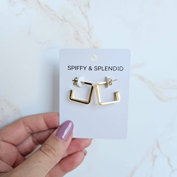 Luxe Silver Kamora Hoops
