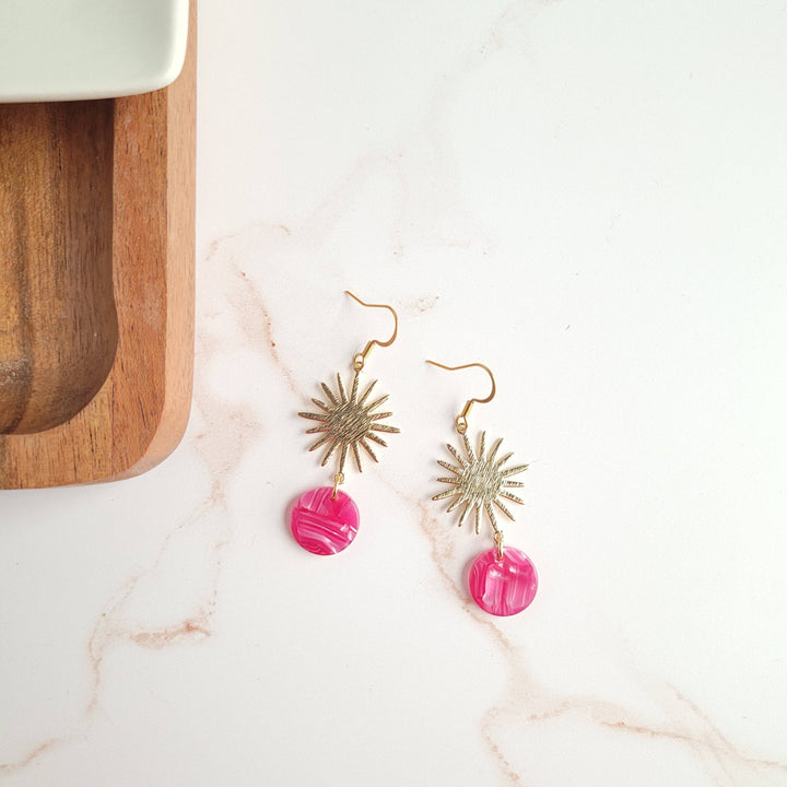 Solana Earrings - Raspberry // Jewelry