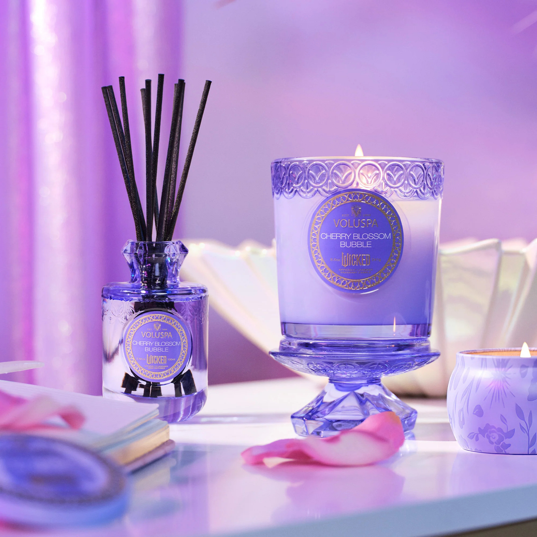 Wicked Act II Cherry Blossom Bubble Boxed 8.5oz Candle