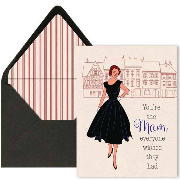 Mother's Day Vintage Fashion Mom Card