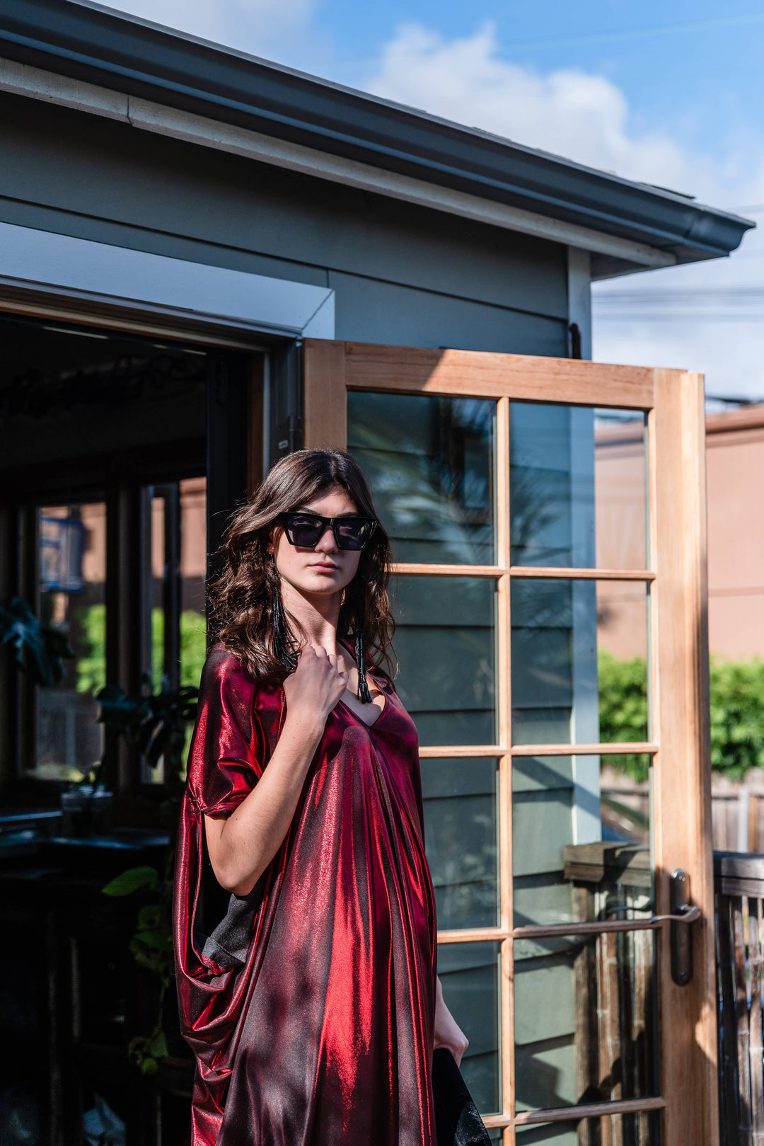 Electric Cherry Caftan