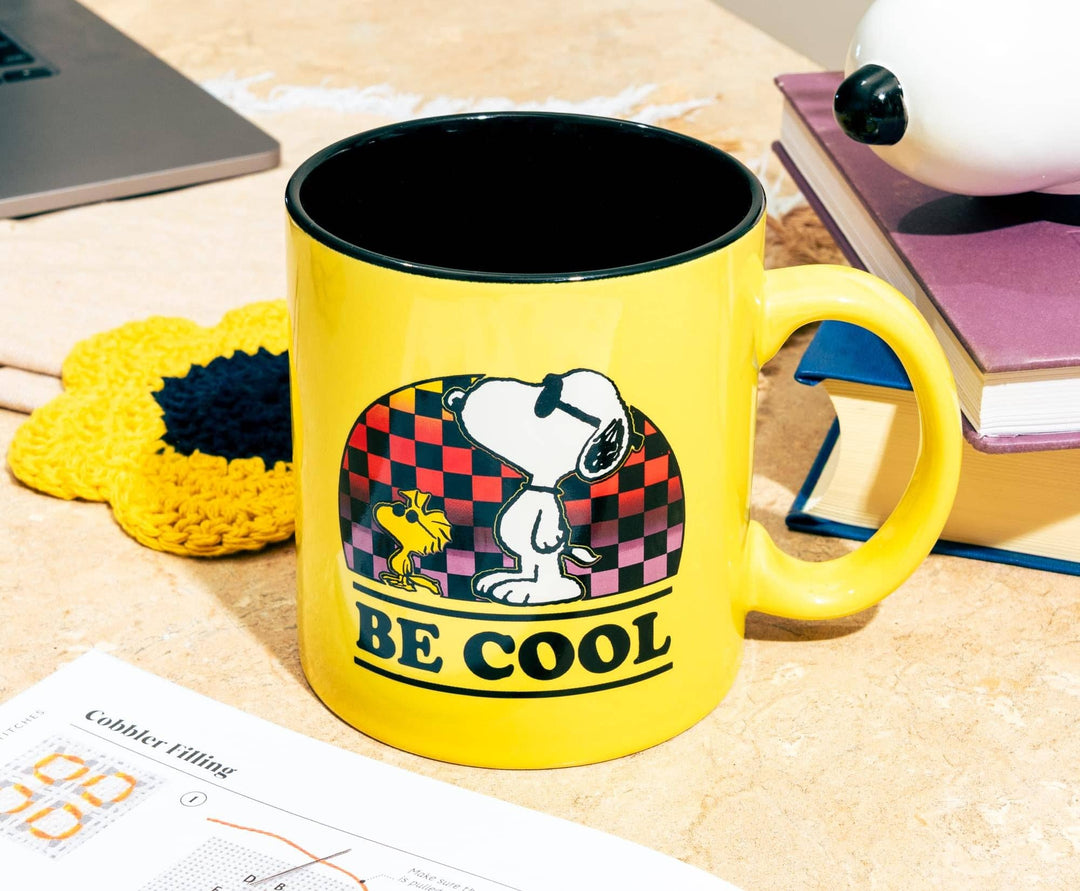 Peanuts "Be Cool" Ceramic Mug | Holds 20 Ounces