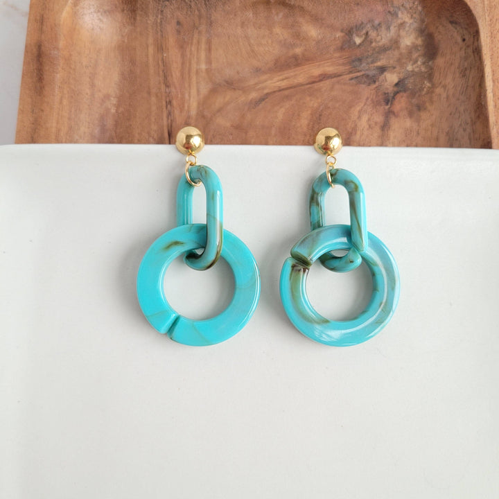 Cora Earrings - Turquoise // Jewelry