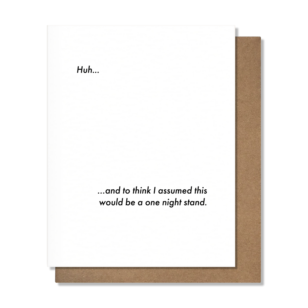 One Night Stand - Love Card