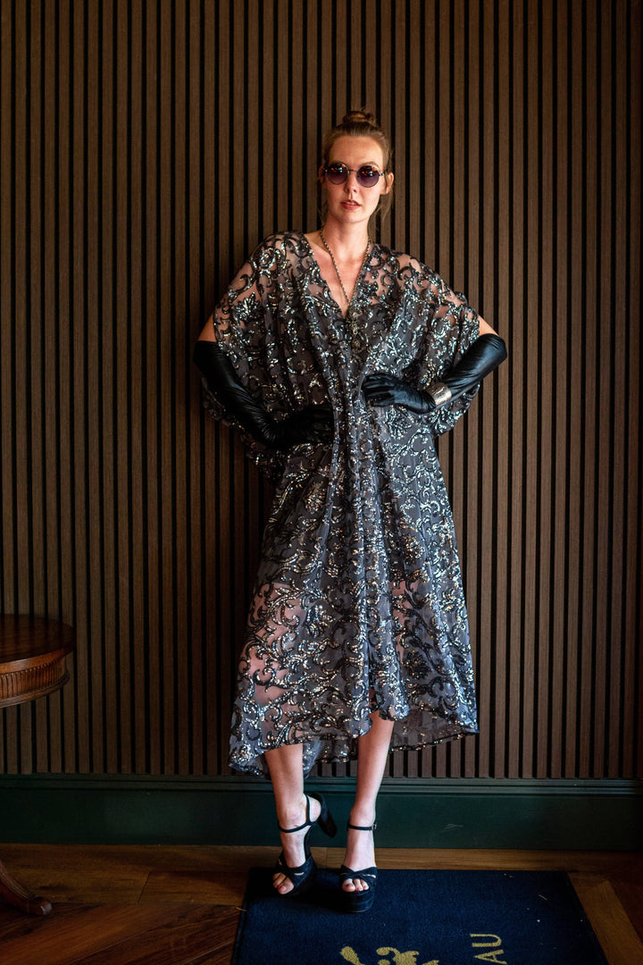 Empire Sequin Caftan