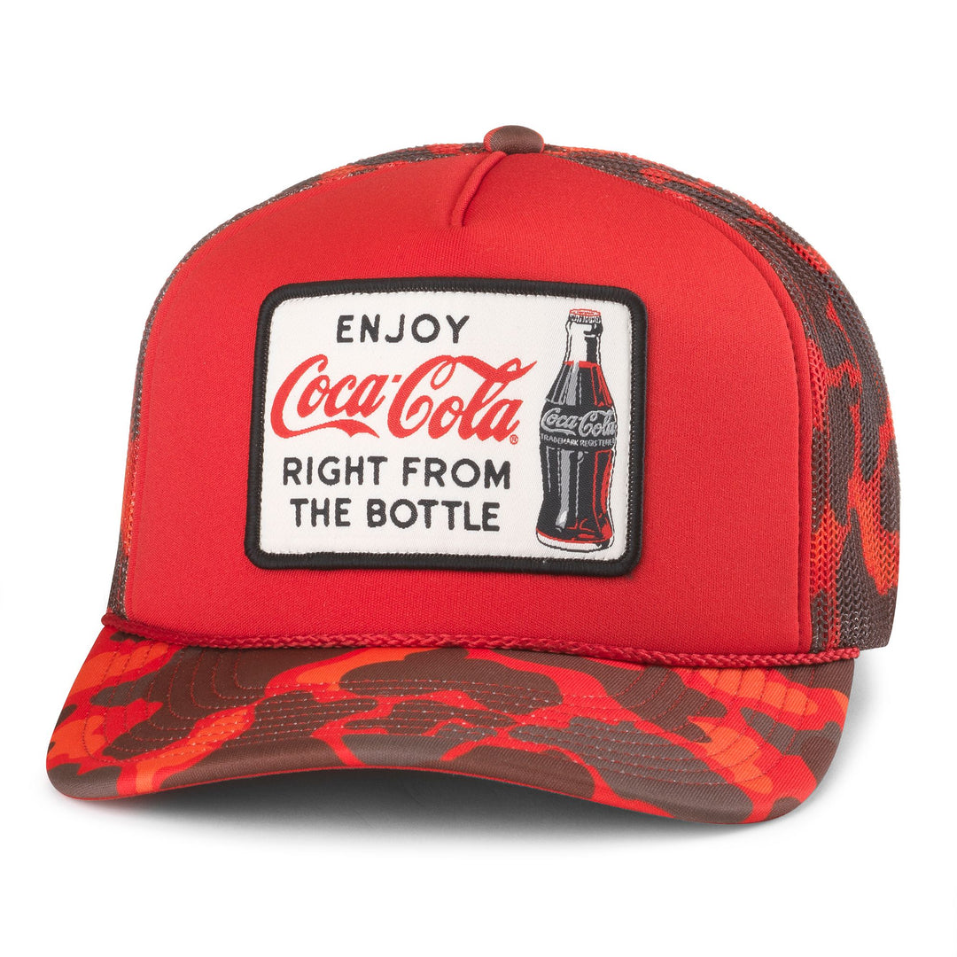 Coca Cola Trucker Hat Mallard - Red/Camo