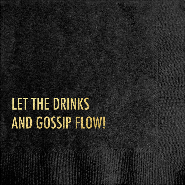 Gossip Flow - Funny Cocktail Napkin