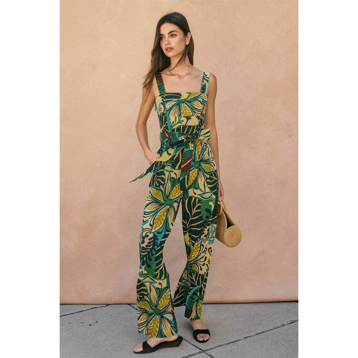 Beach House Wide Strap Jumpsuit