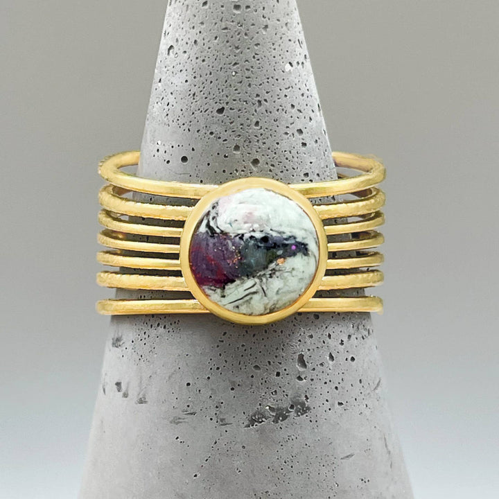 The Globe Handmade Adjustable Ring