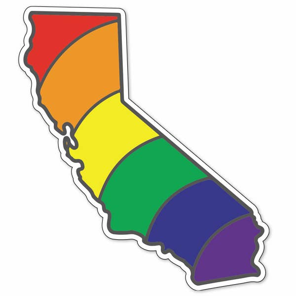 Cal Pride Vinyl Sticker