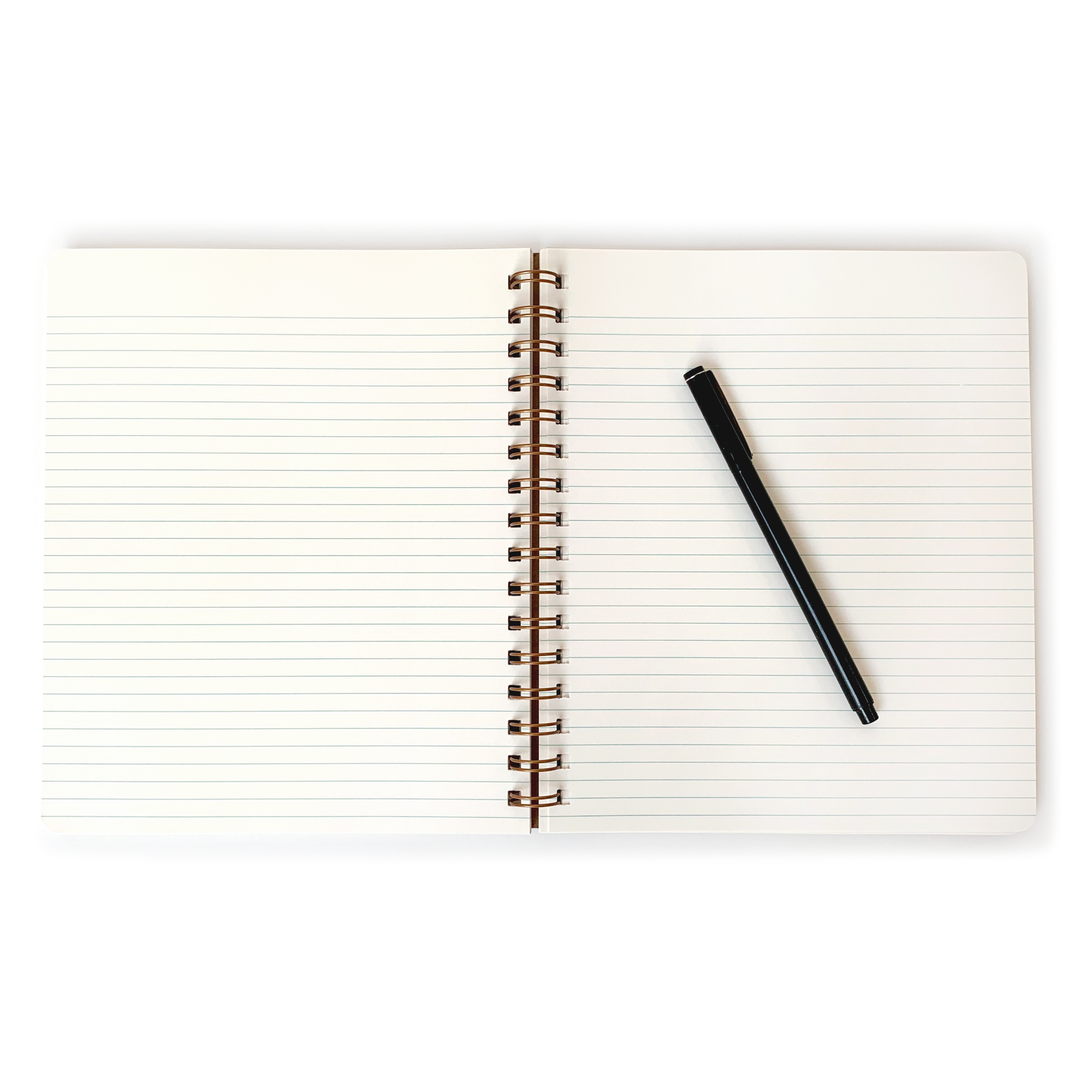 Nostalgia Notebook | Spiral Lined Notebook Journal