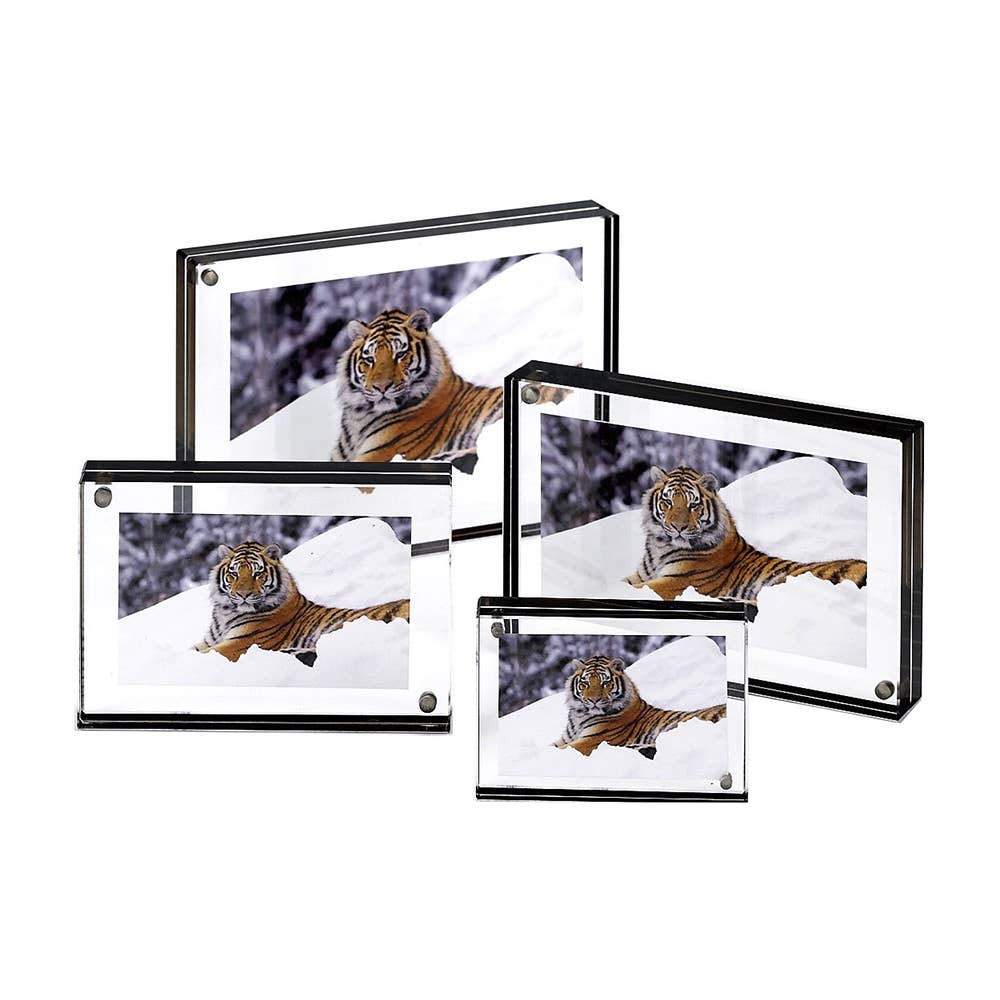Graphite Black Color Edge Magnet Frame
