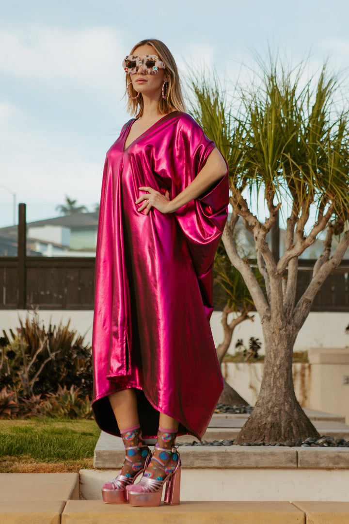 Midnight Bubblegum Electric Caftan