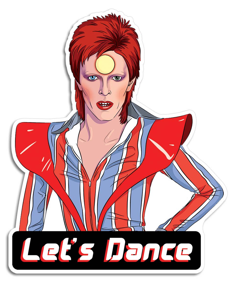 Let's Dance Die Cut Sticker