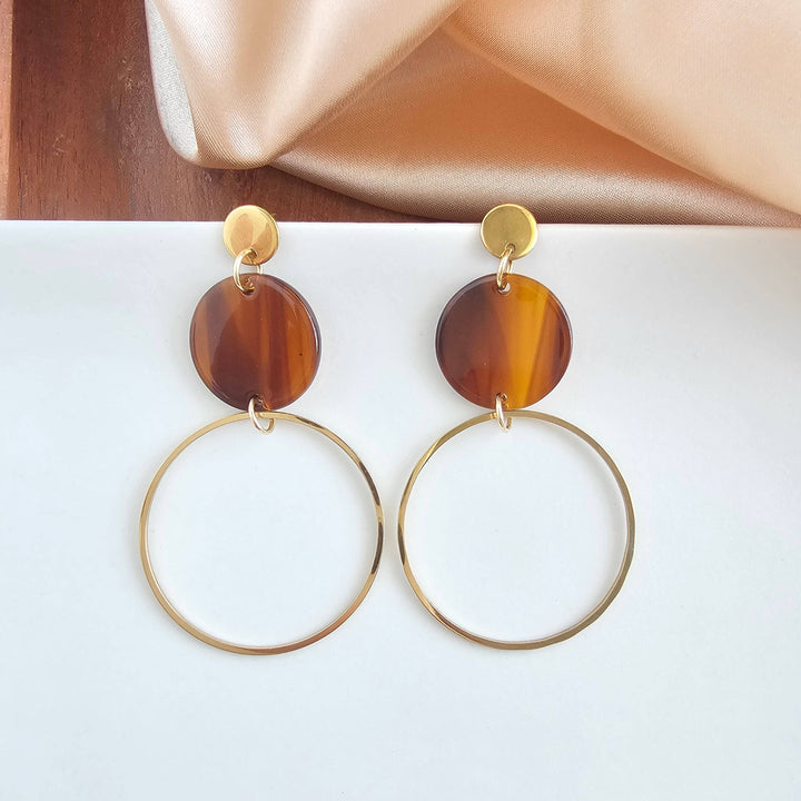 Sadie Earrings - Walnut // Jewelry, Fall