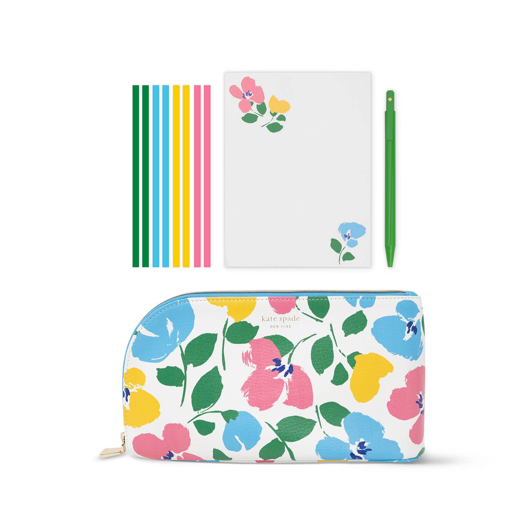 Kate Spade Desk Essentials Pouch, Painterly Bouquet