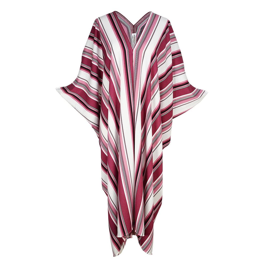 Mulberry Stripe Caftan