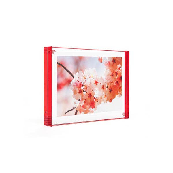 Cherry Red Color Edge Magnet Frame