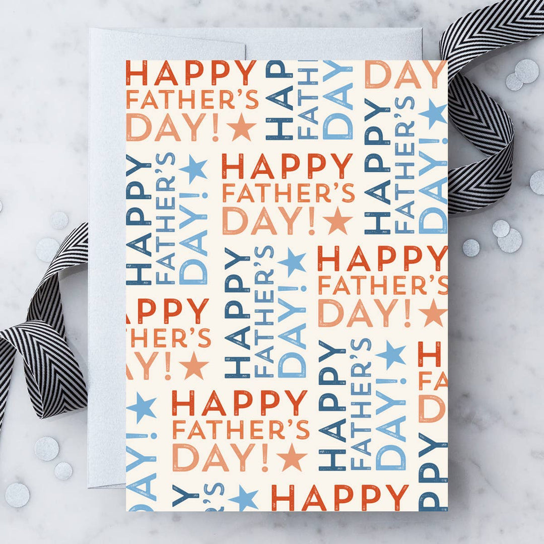 FD17 - Happy Father's Day Typography