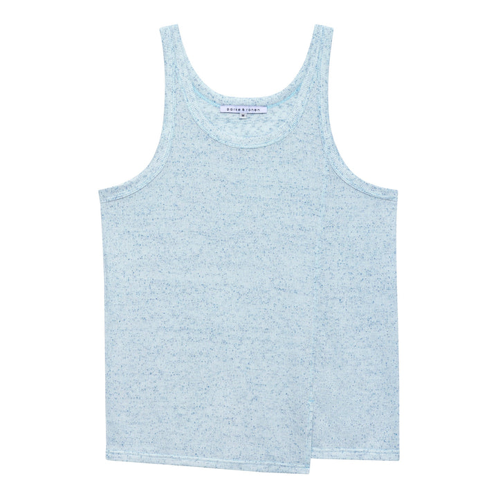 Sea Mist Pointillist Roxy Tank - Parke & Ronen