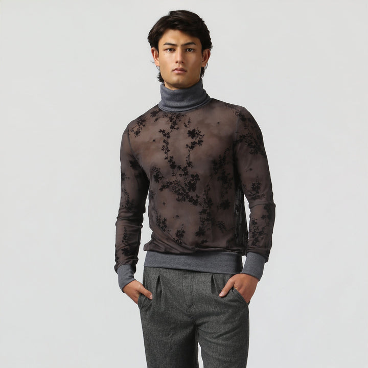Nocturne Mesh Turtle Neck