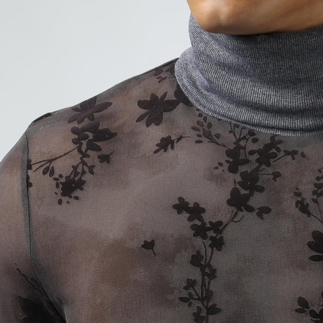 Nocturne Mesh Turtle Neck