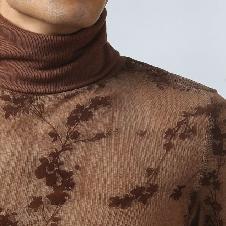 Nocturne Mesh Turtle Neck