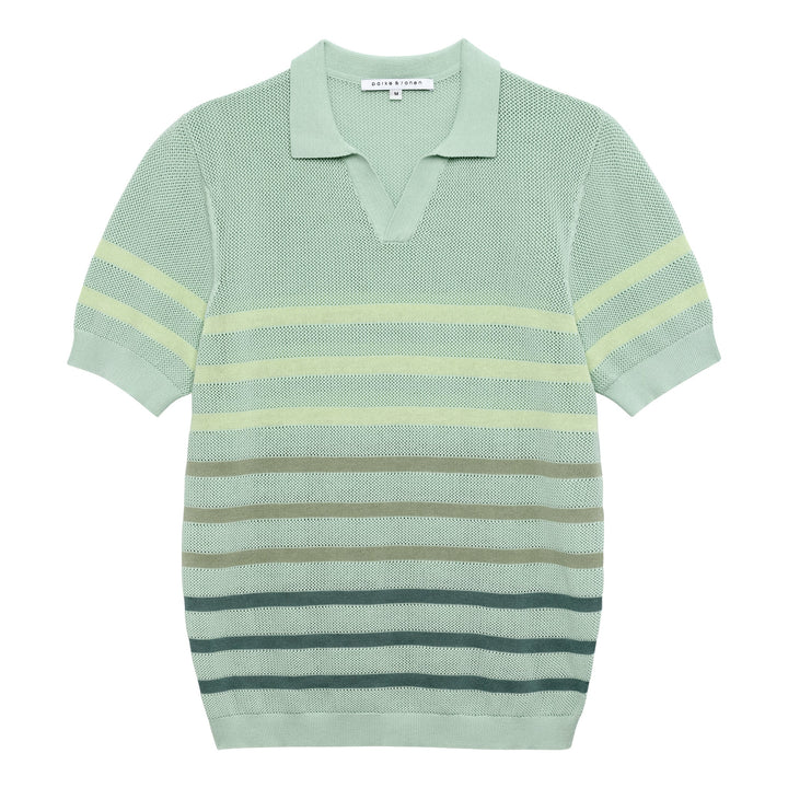 Mint Seabreeze Knit Polo - Parke & Ronen