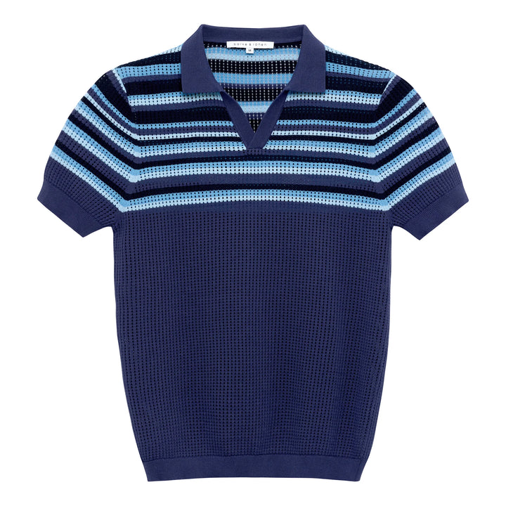 Sismano Knit Polo Royal Navy