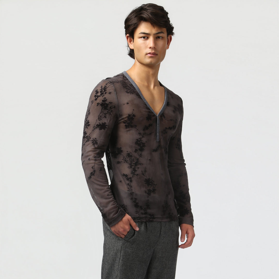 Nocturne Mesh Henley