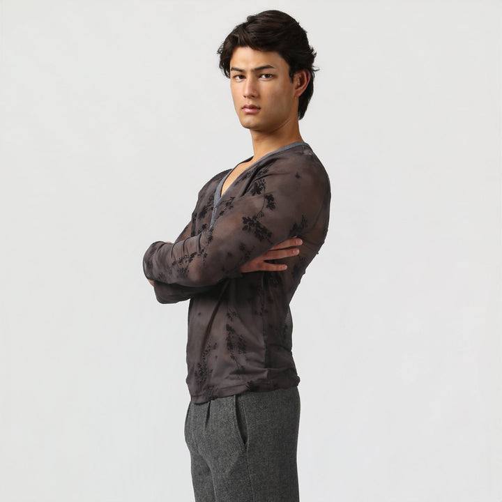 Nocturne Mesh Henley