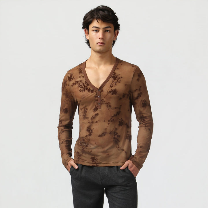 Nocturne Mesh Henley