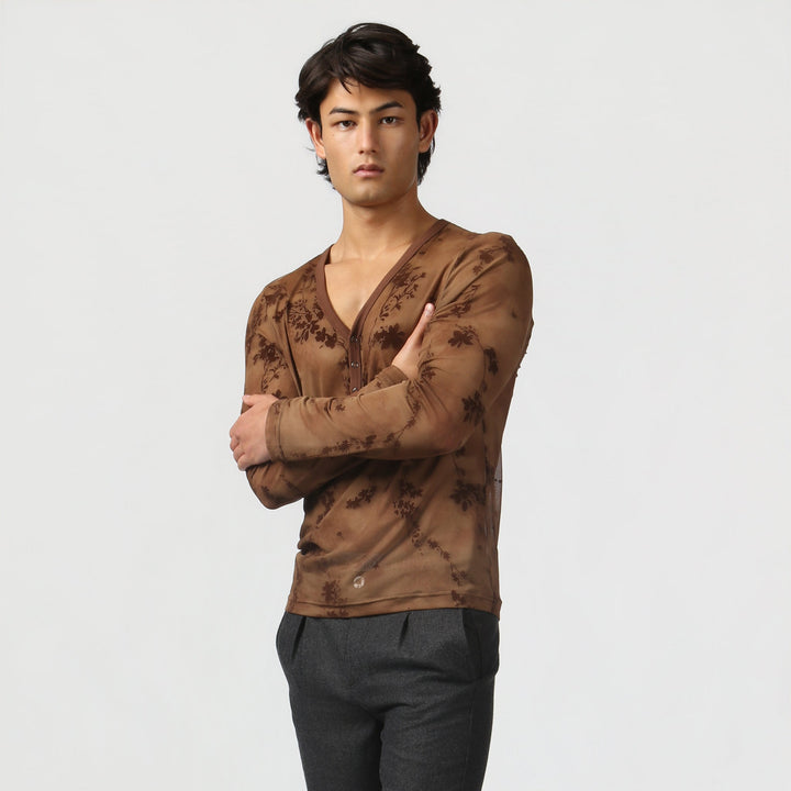 Nocturne Mesh Henley