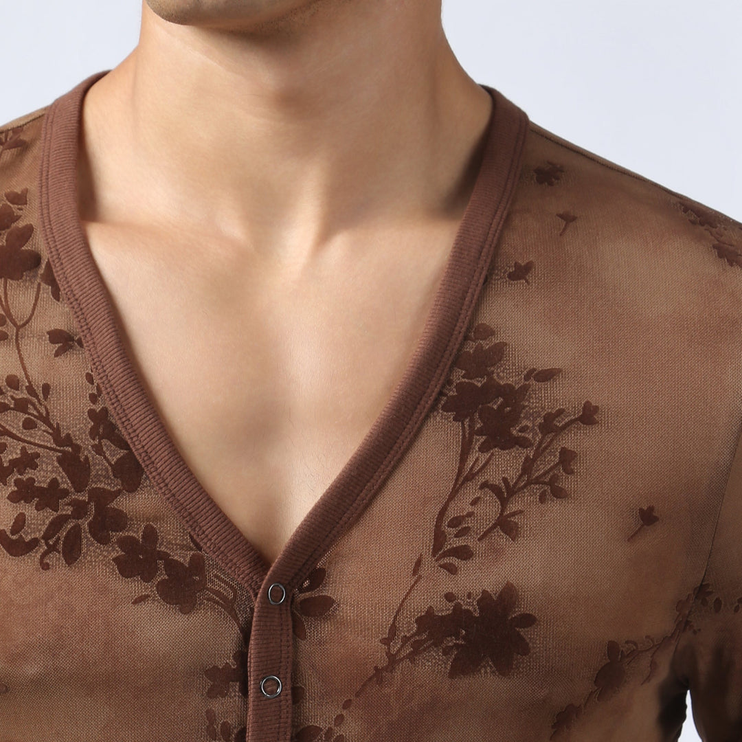 Nocturne Mesh Henley