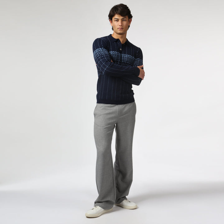 Harris Check Knit Polo