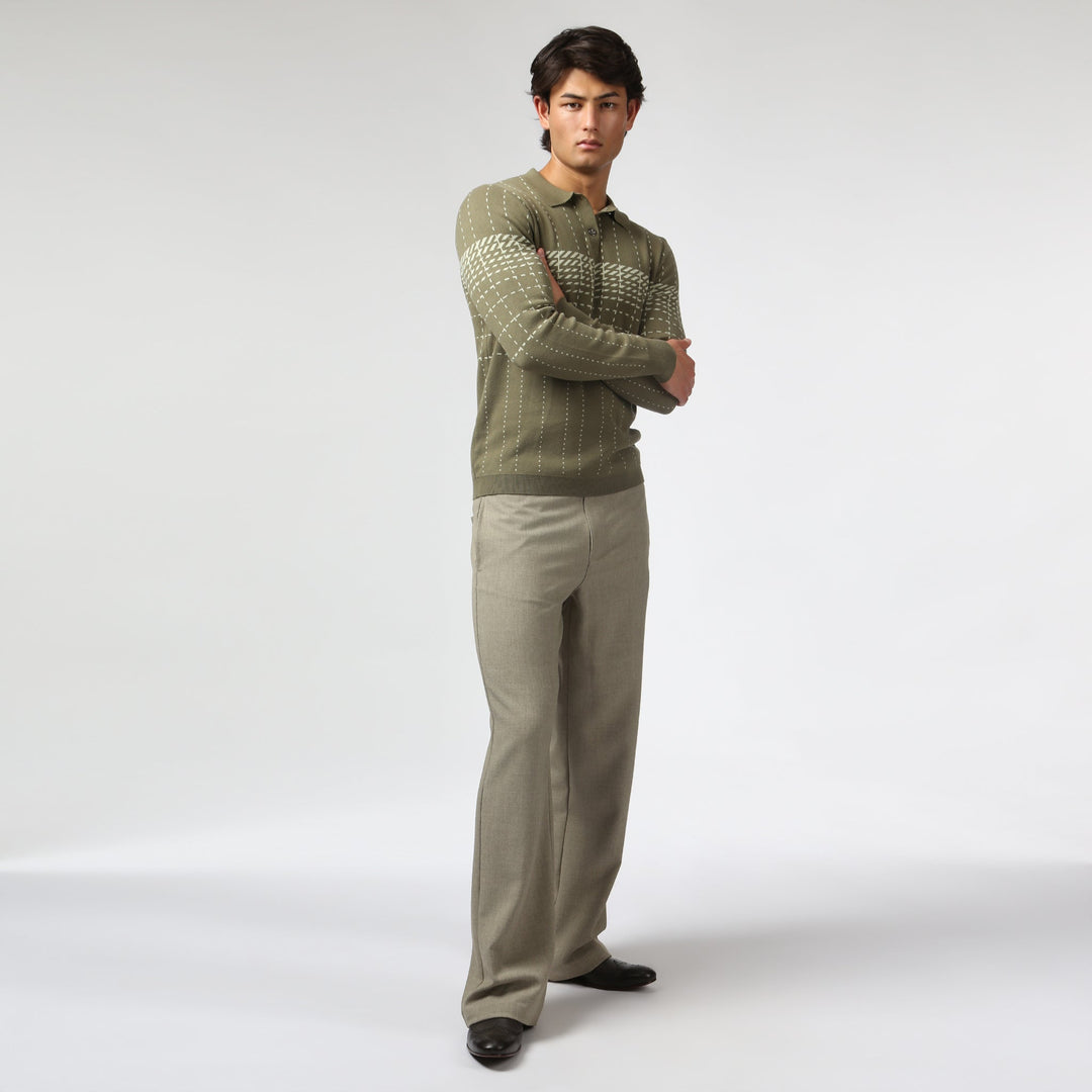 Harris Check Knit Polo