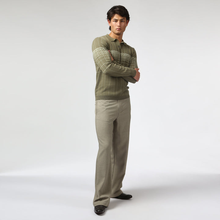 Harris Check Knit Polo