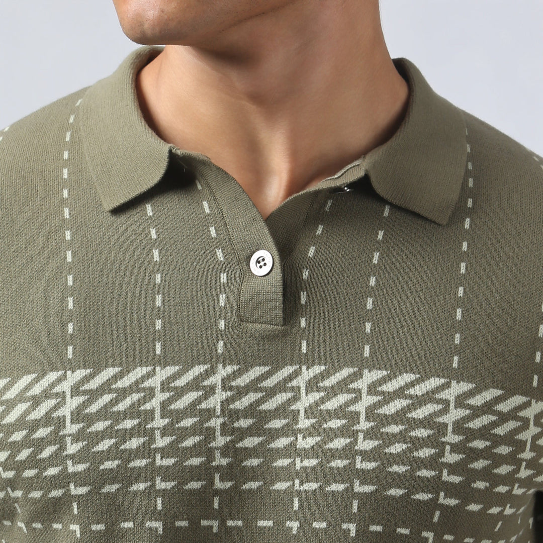 Harris Check Knit Polo