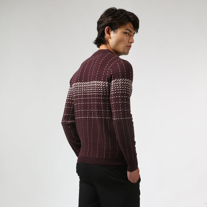 Harris Check Knit Polo