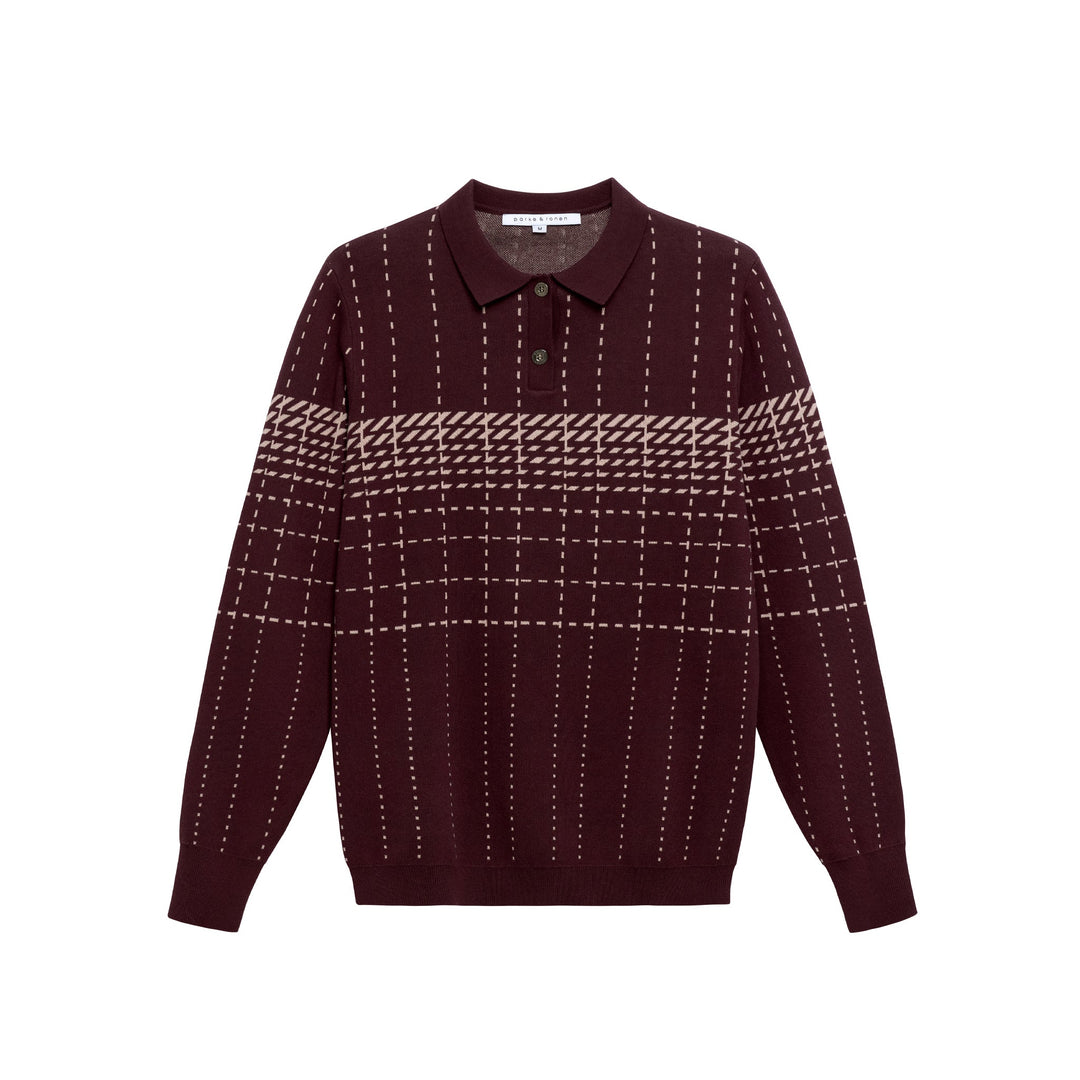 Harris Check Knit Polo
