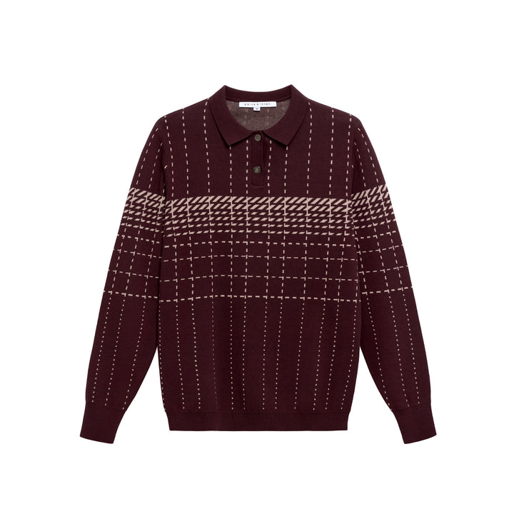 Harris Check Knit Polo