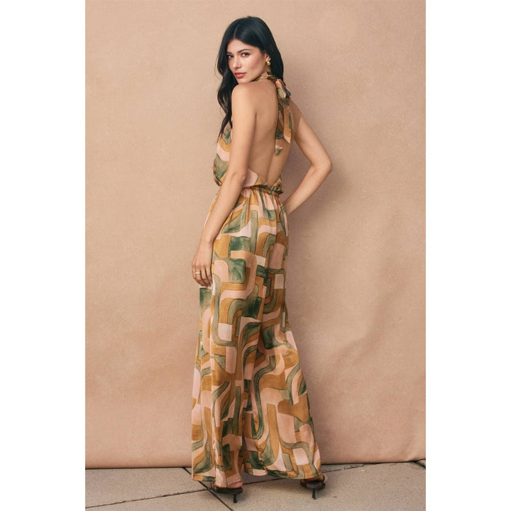 Dune Deco Halter Neck Jumpsuit