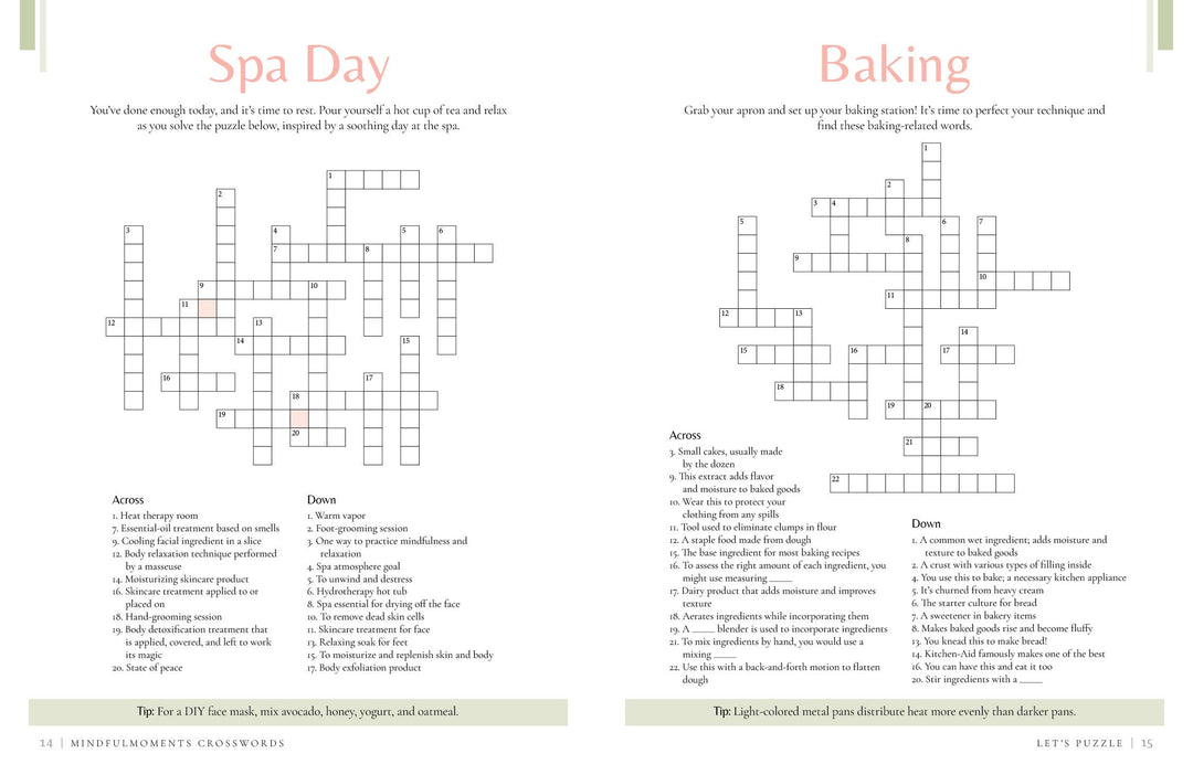 MindfulMoments Crosswords
