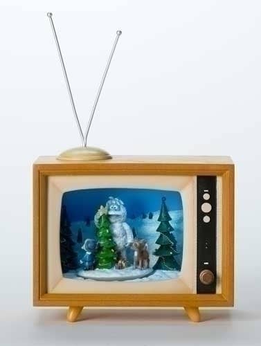 Lighted Musical TV; Rotating Rudolph & Friends