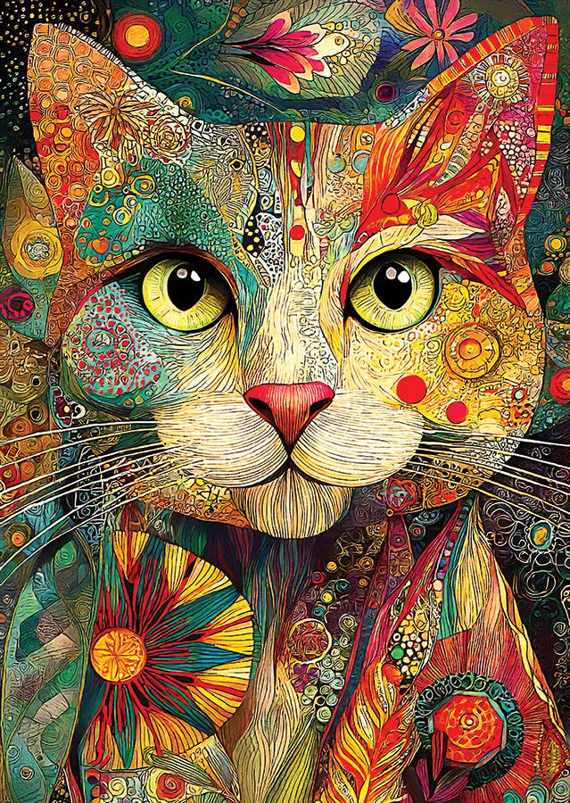 Artie the Cat 1000-Piece Enjoy Puzzle