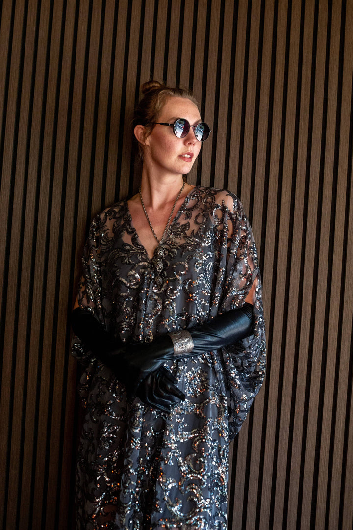 Empire Sequin Caftan