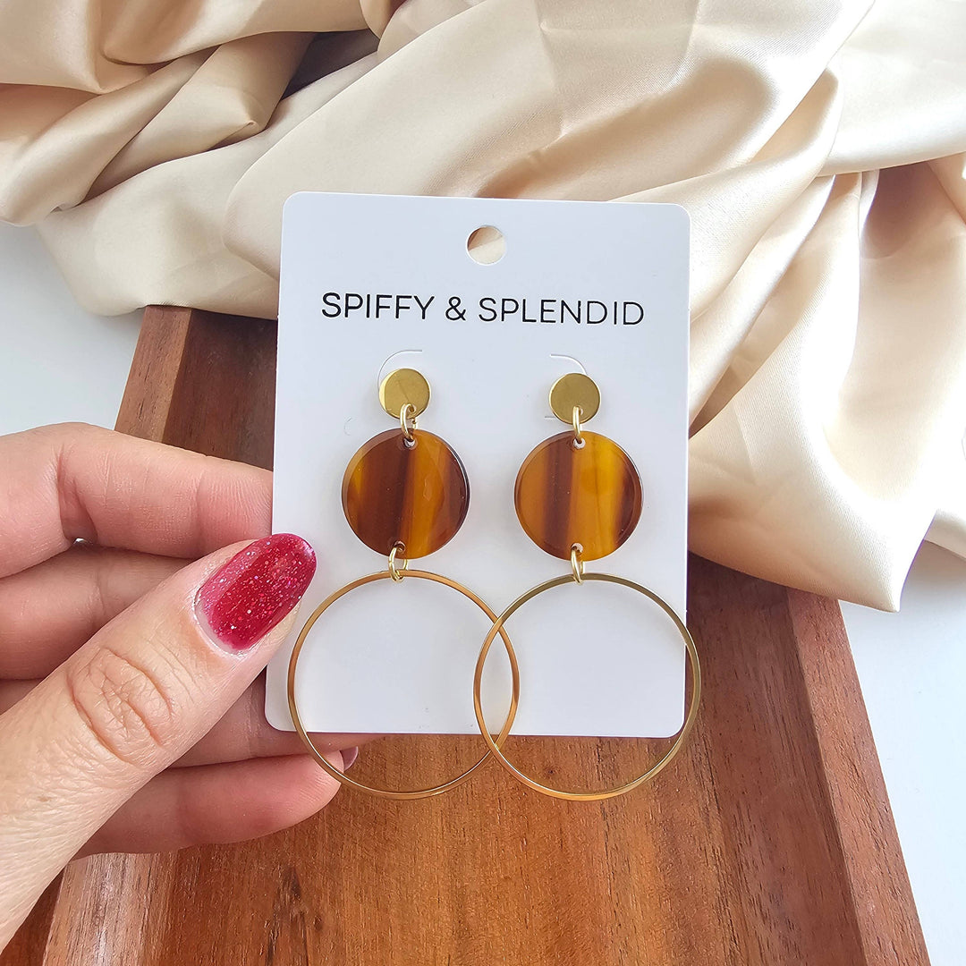 Sadie Earrings - Walnut // Jewelry, Fall