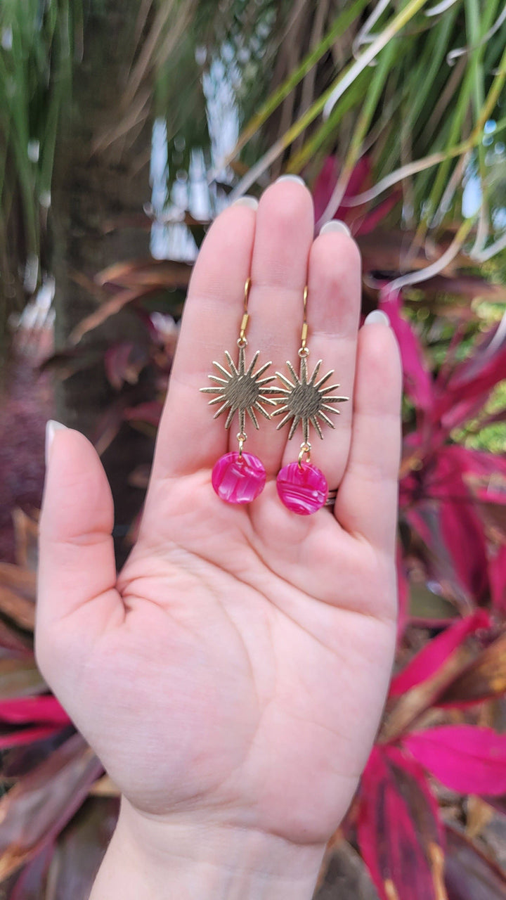 Solana Earrings - Raspberry // Jewelry