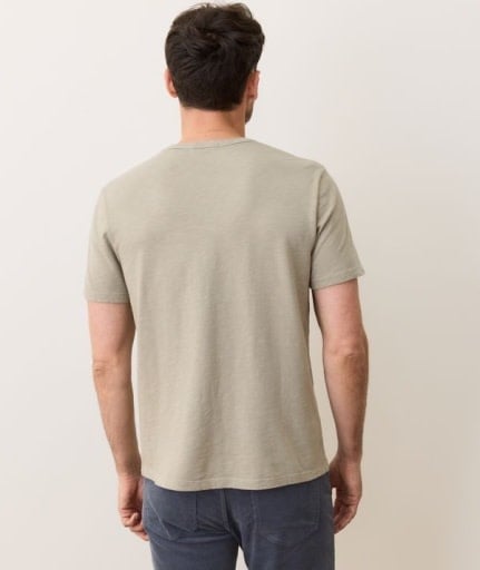 Relaxed Heavy Slub Pocket Tee Vintage Khaki