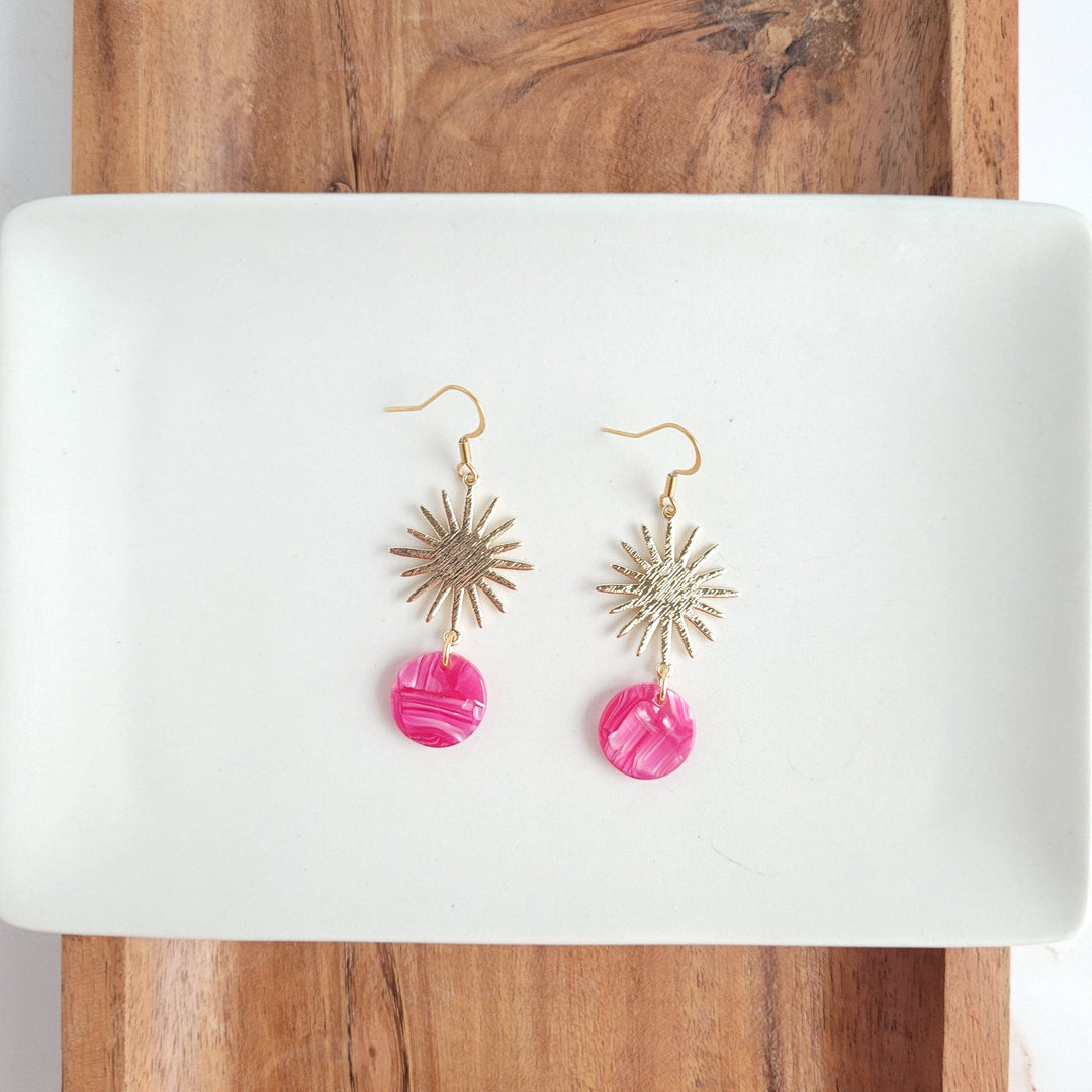 Solana Earrings - Raspberry // Jewelry